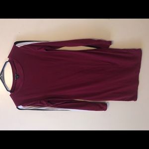 Red party dress
